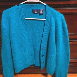 OBR short sweater- teal. (More teal than pictures show)